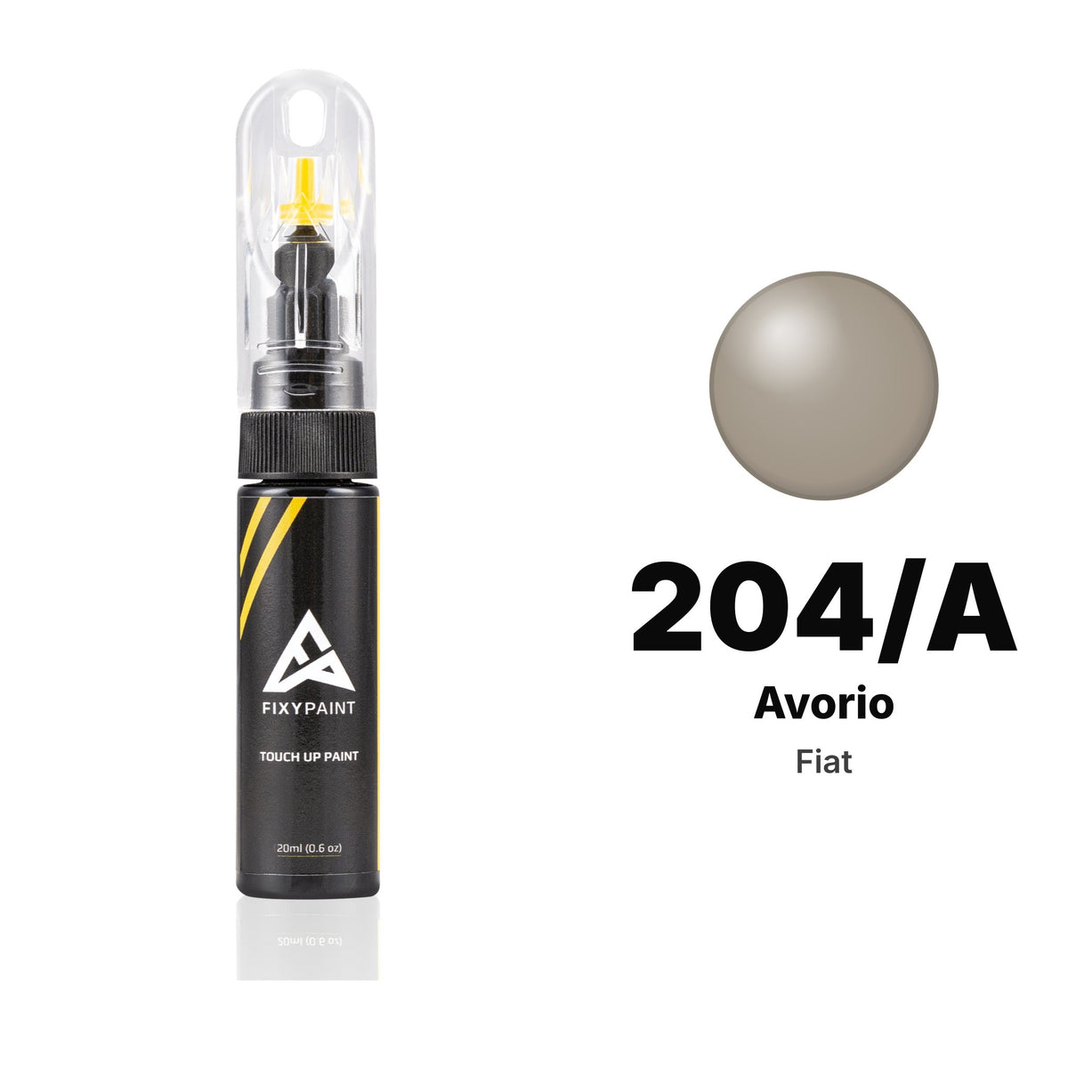 Touch-up paint for Fiat 204/A Avorio, Basic kit