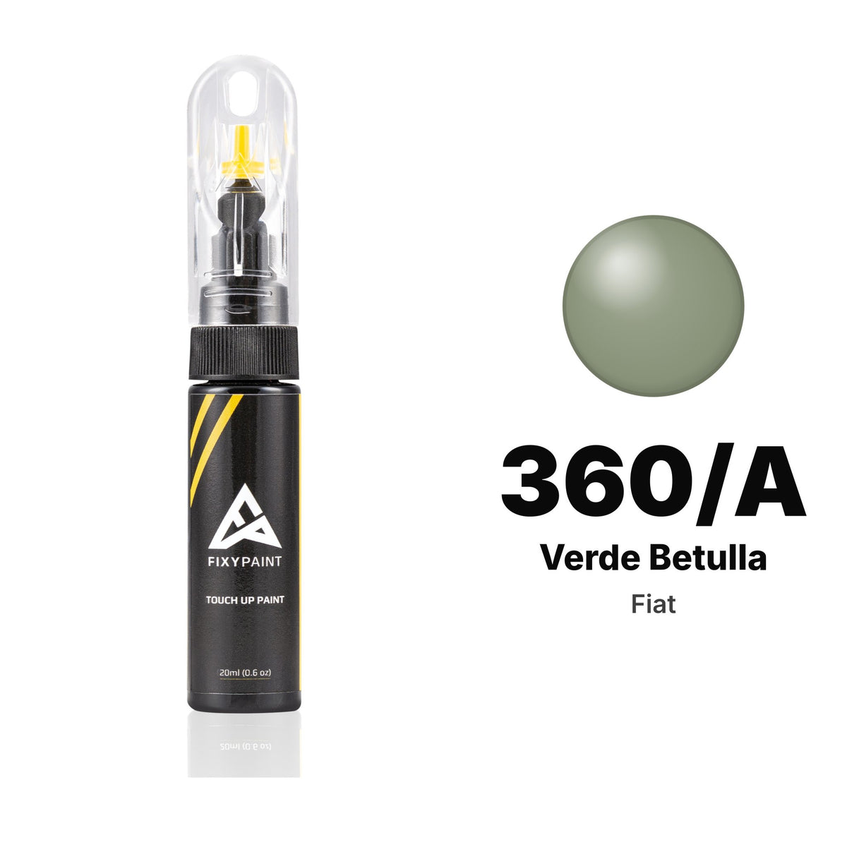 Touch-up paint for Fiat 360/A Verde Betulla, Basic kit
