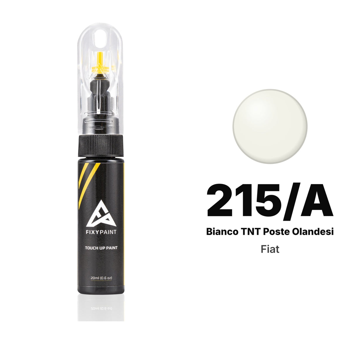 Touch-up paint for Fiat 215/A Bianco TNT Poste Olandesi, Basic kit