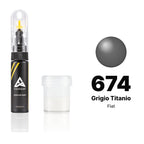 Touch-up paint for Fiat 674 Grigio Titanio, Standard kit