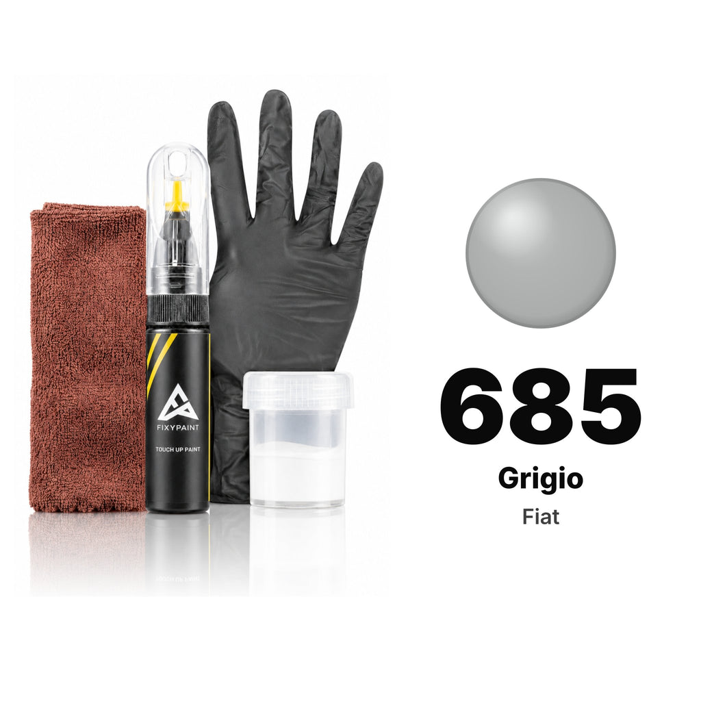 Touch-up paint for Fiat 685 Grigio, Complete kit