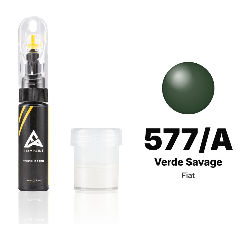 Vernice ritocco per Fiat – 577/A Verde Savage (tutti i modelli, 2008), kit Standard