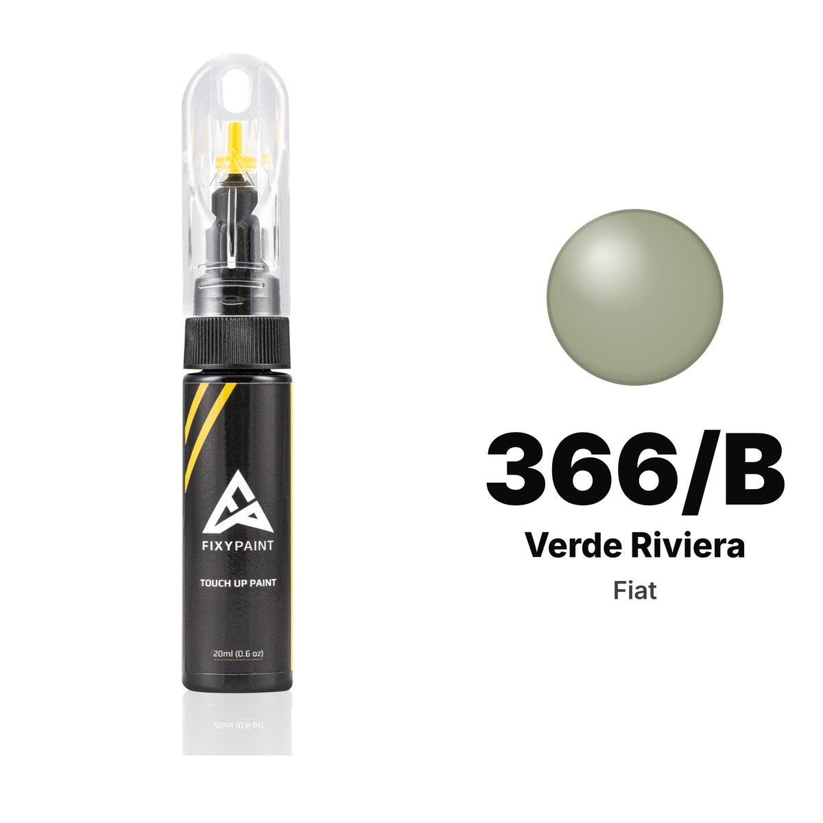 Touch-up paint for Fiat 366/B Verde Riviera, Basic kit