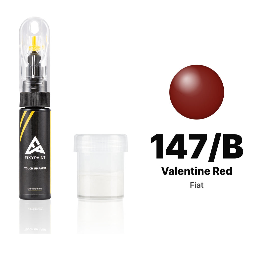 Touch-up paint for Fiat 147/B Valentine Red, Standard kit