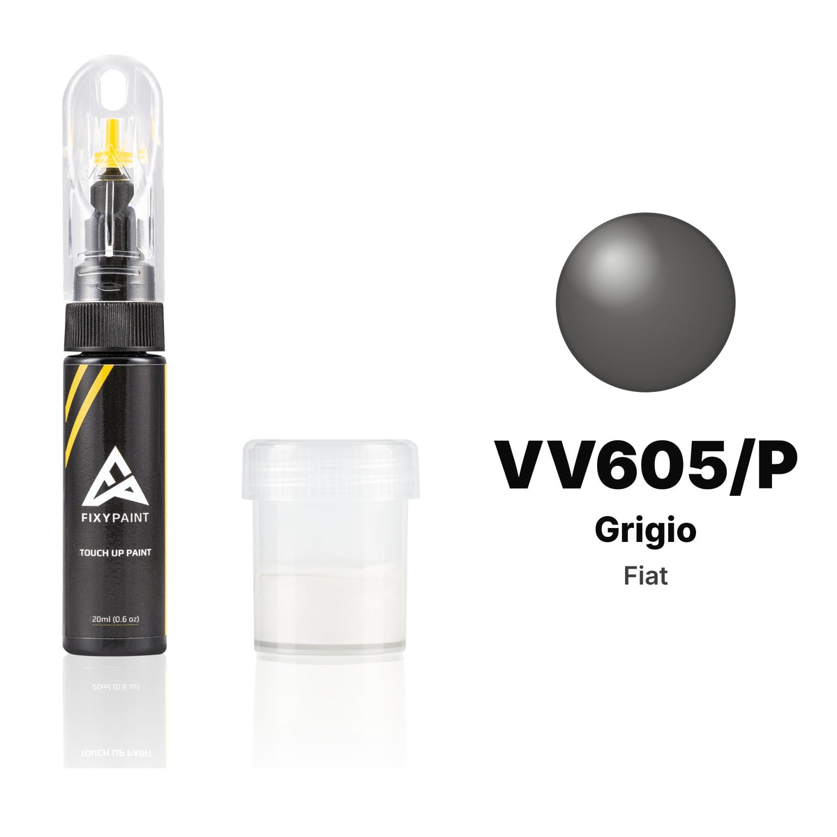 Lackstift für Fiat – VV605/P Grigio (alle Modelle, 2017), Set Standard
