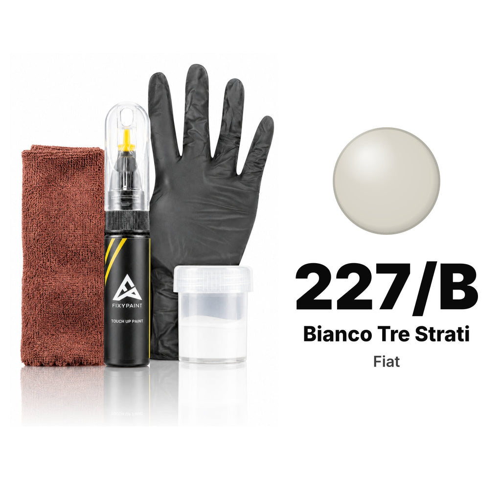Touch-up paint for Fiat 227/B Bianco Tre Strati, Complete kit