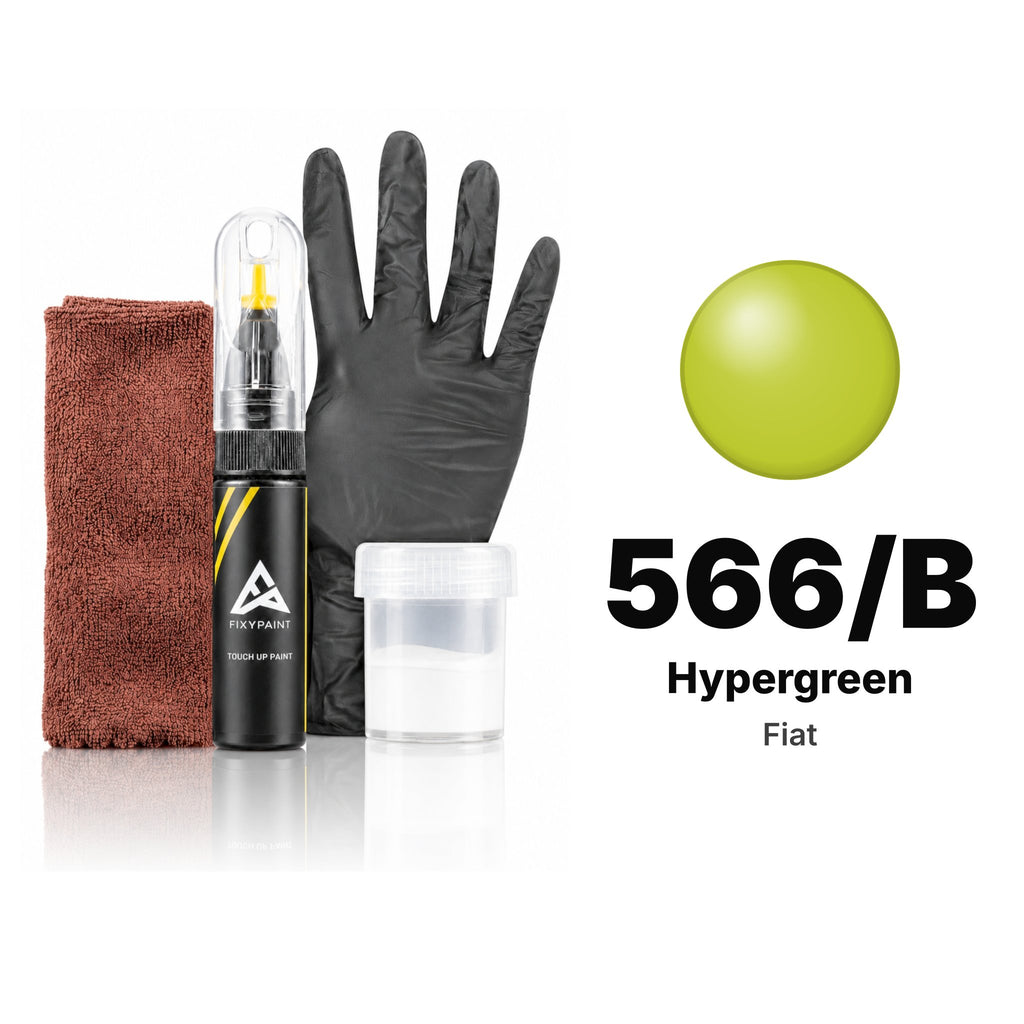 Lackstift für Fiat – 566/B Hypergreen (alle Modelle, 2017–2020), Set Komplett
