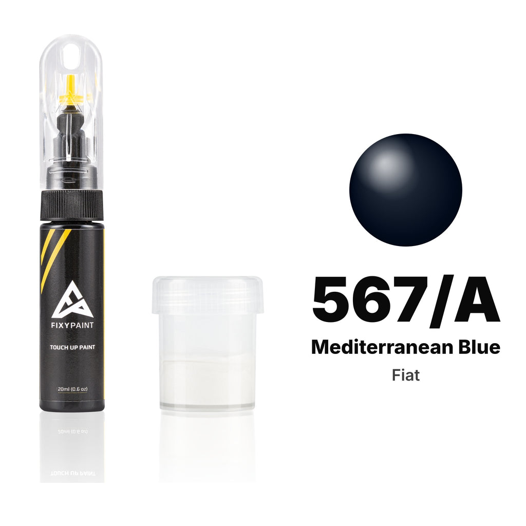 Touch-up paint for Fiat 567/A Mediterranean Blue, Standard kit