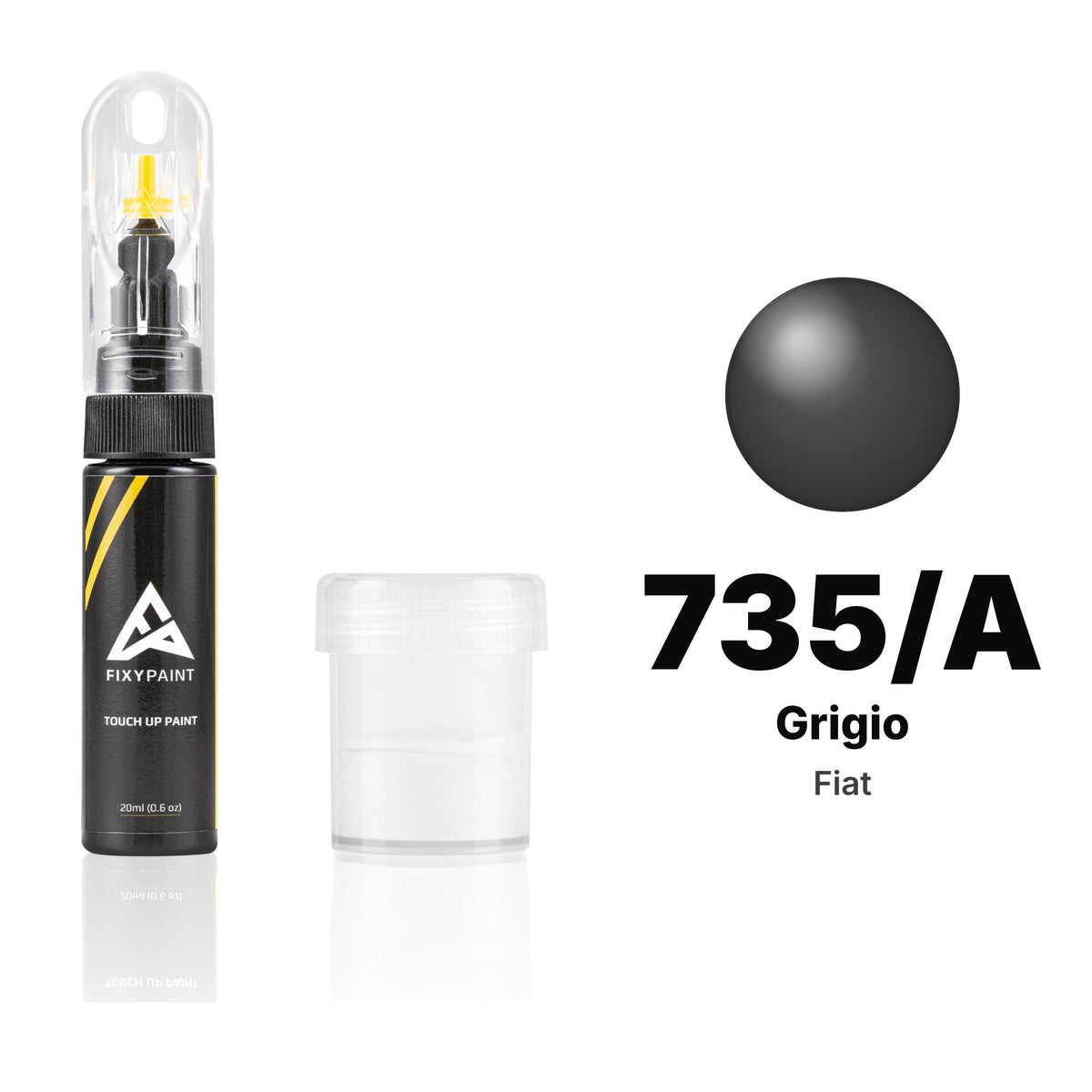 Touch-up paint for Fiat 735/A Grigio, Standard kit