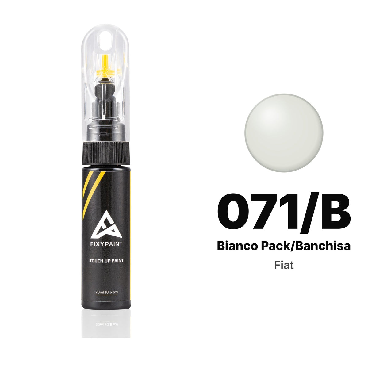Vernice ritocco per Fiat – 071/B Bianco Pack/Banchisa (tutti i modelli, dal 2018), kit Base