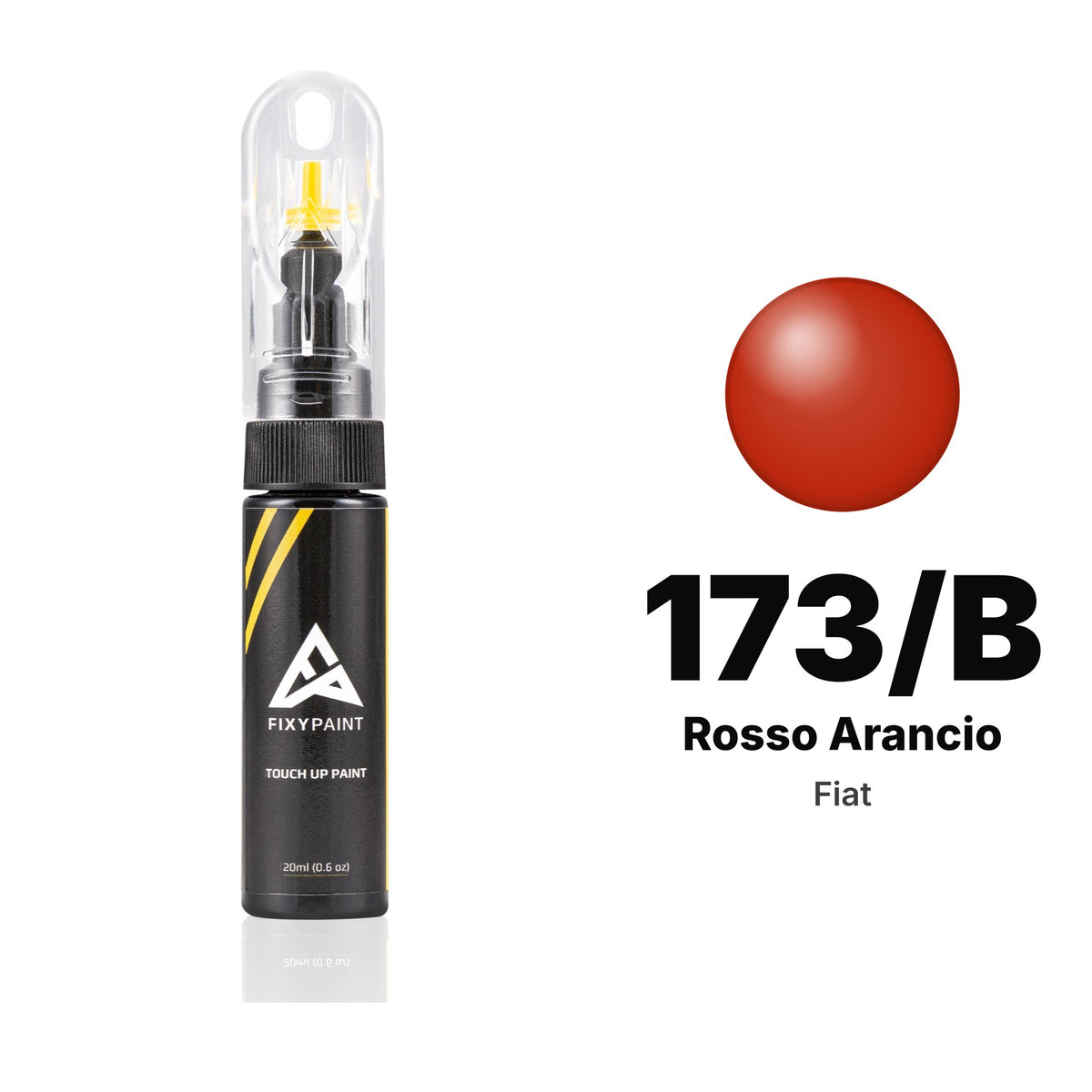 Fiat 173/B Rosso Arancio touch-up paint, Basic kit