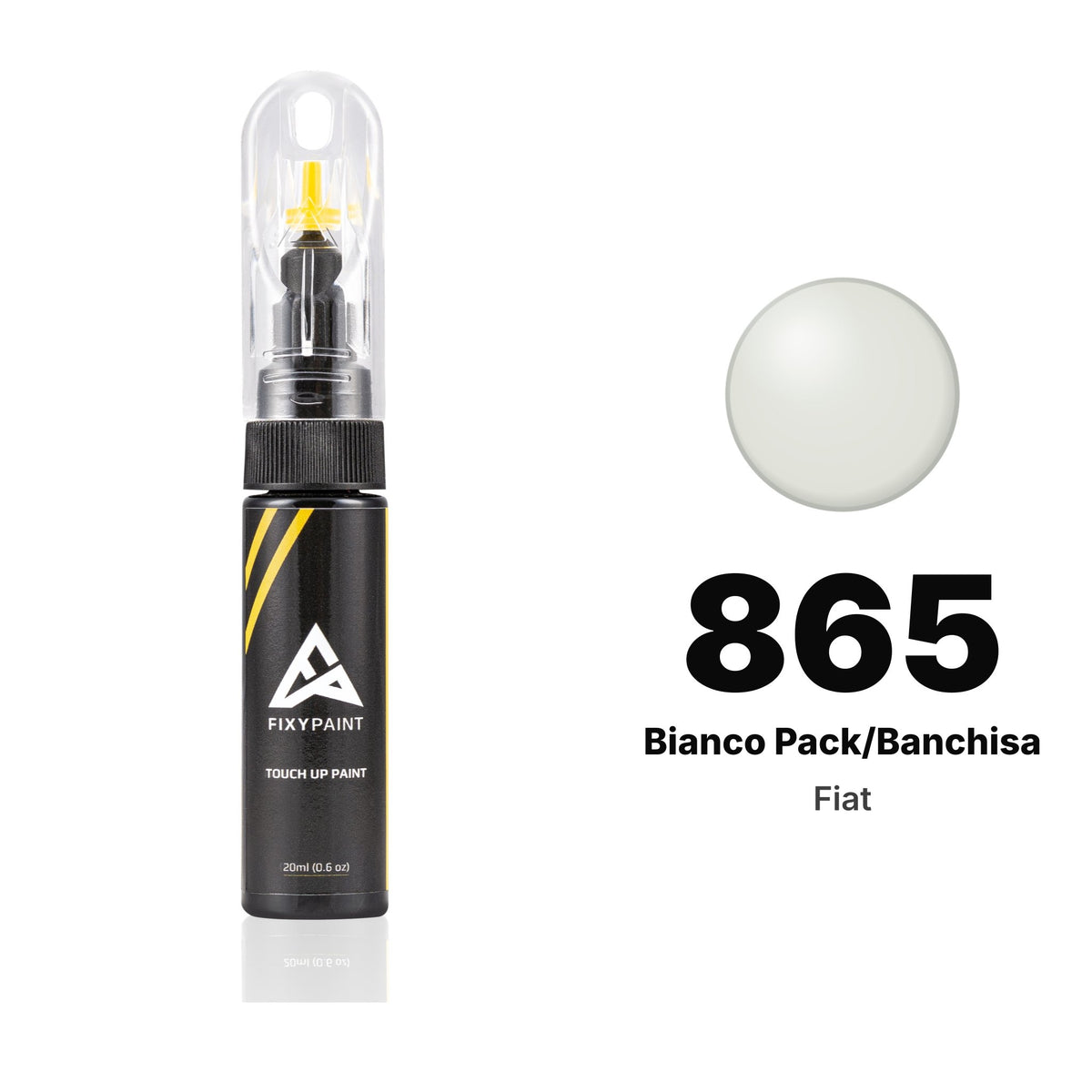 Vernice ritocco per Fiat – 865 Bianco Pack/Banchisa (tutti i modelli, dal 2019), kit Base