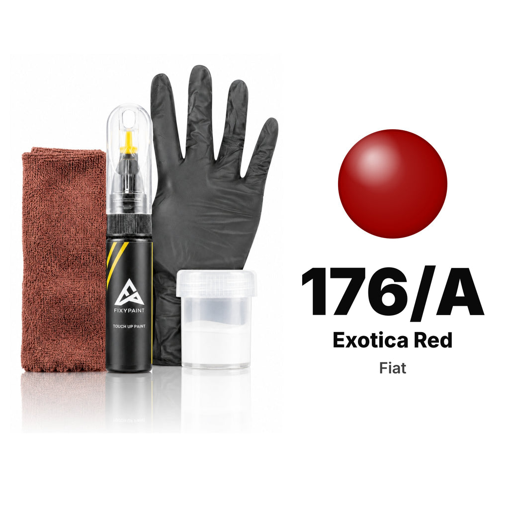Touch-up paint for Fiat 176/A Exotica Red, Complete kit