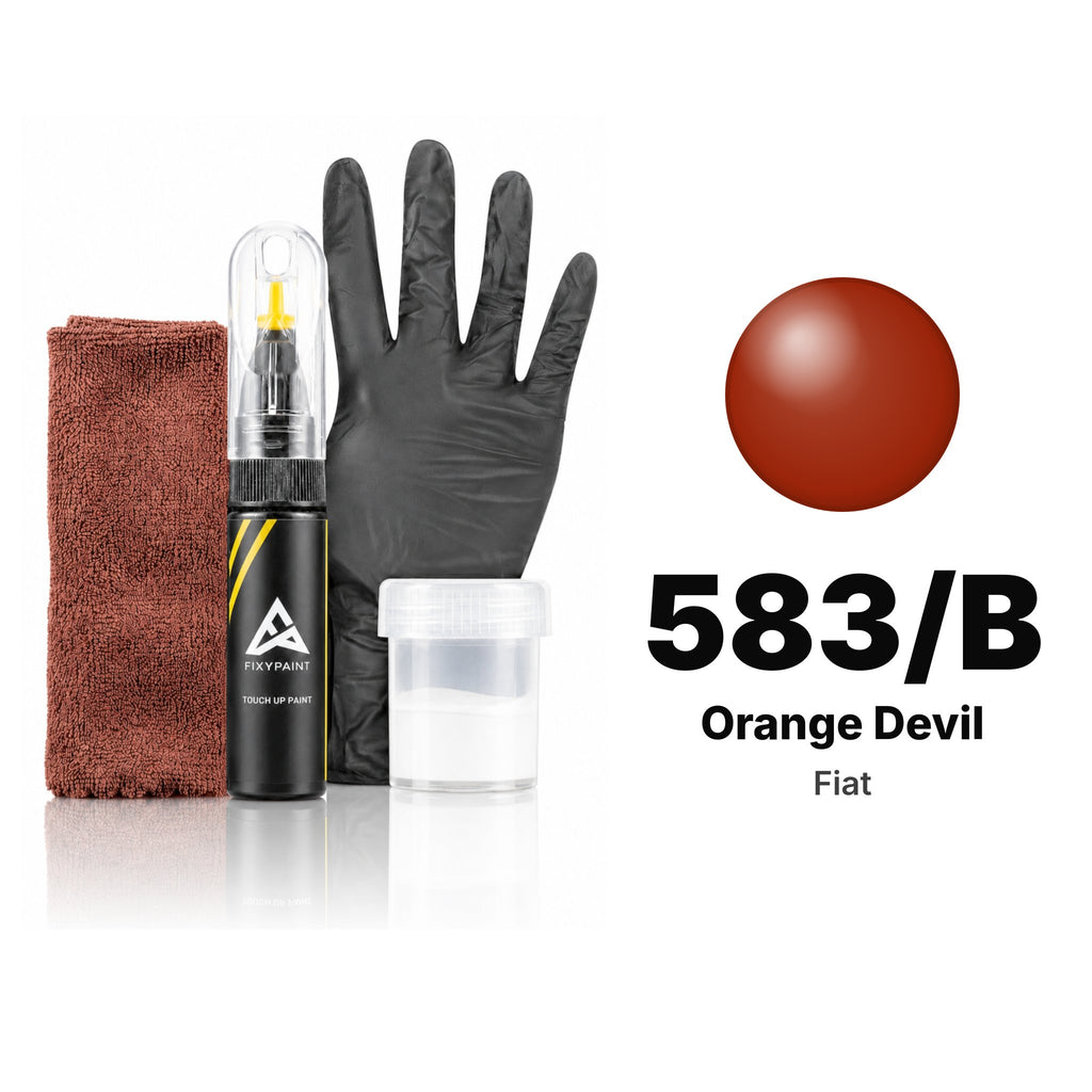 Touch-up paint for Fiat 583/B Orange Devil, Complete kit