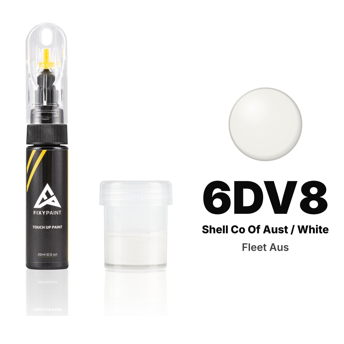 Touch-up paint for Fleet Aus 6DV8 Shell Co of Aust / White, Standard kit