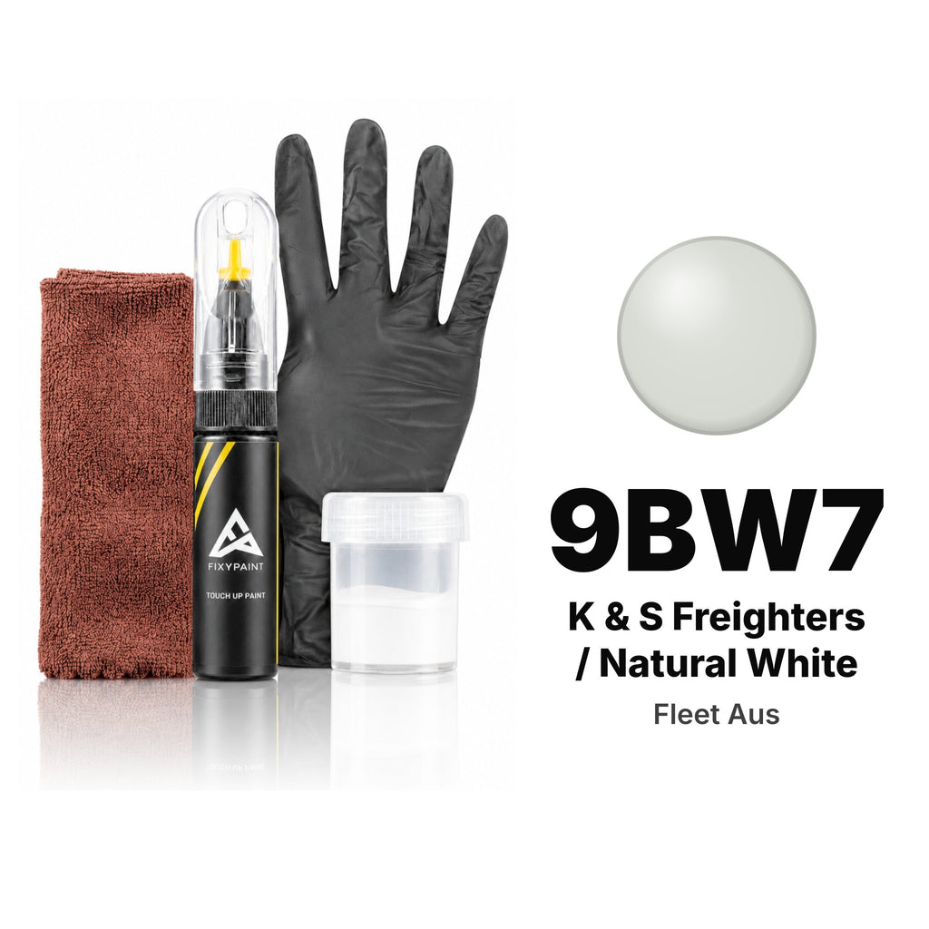 Touch-up paint for Fleet Aus 9BW7 K & S Freighters / Natural White, Complete kit