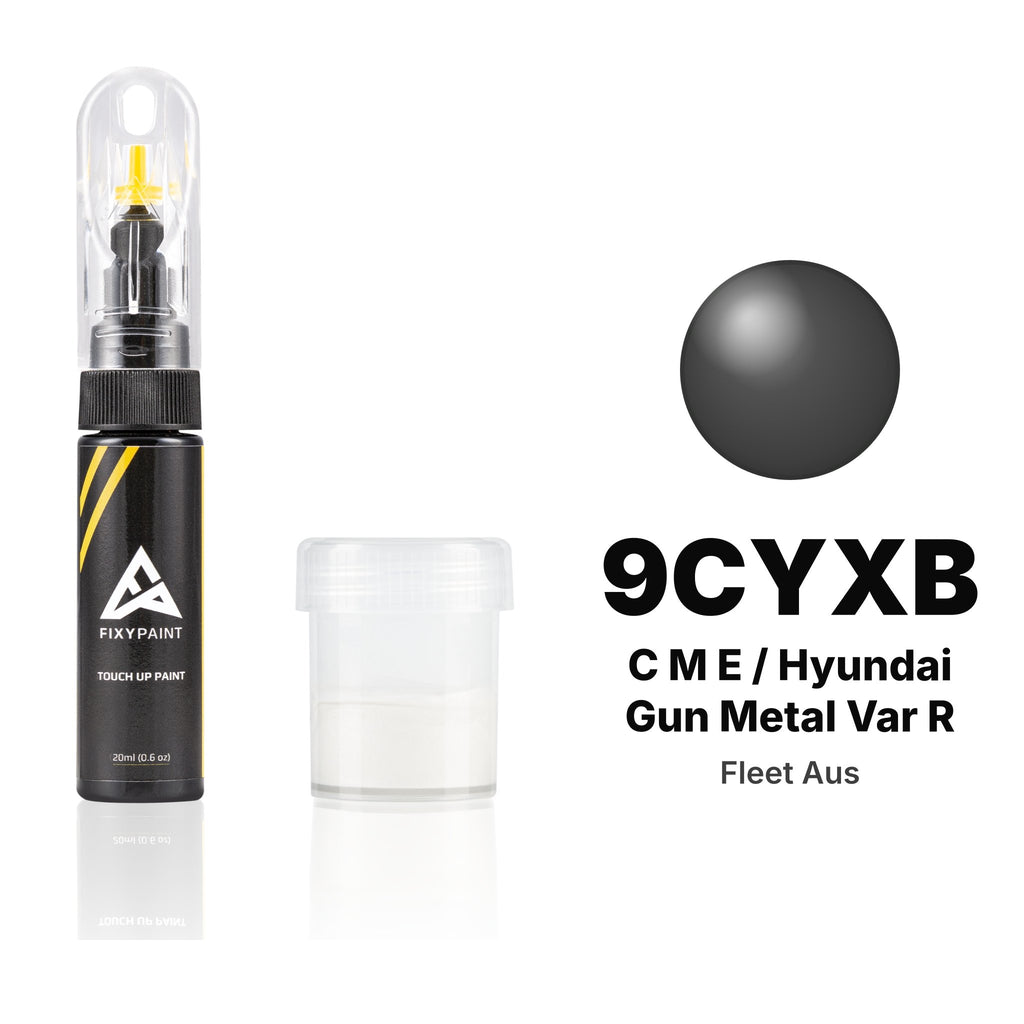 Peinture de retouche pour Fleet AUS – 9CYXB C M E / Hyundai Gun Metal Var R (tous modèles, depuis 2011), kit Standard