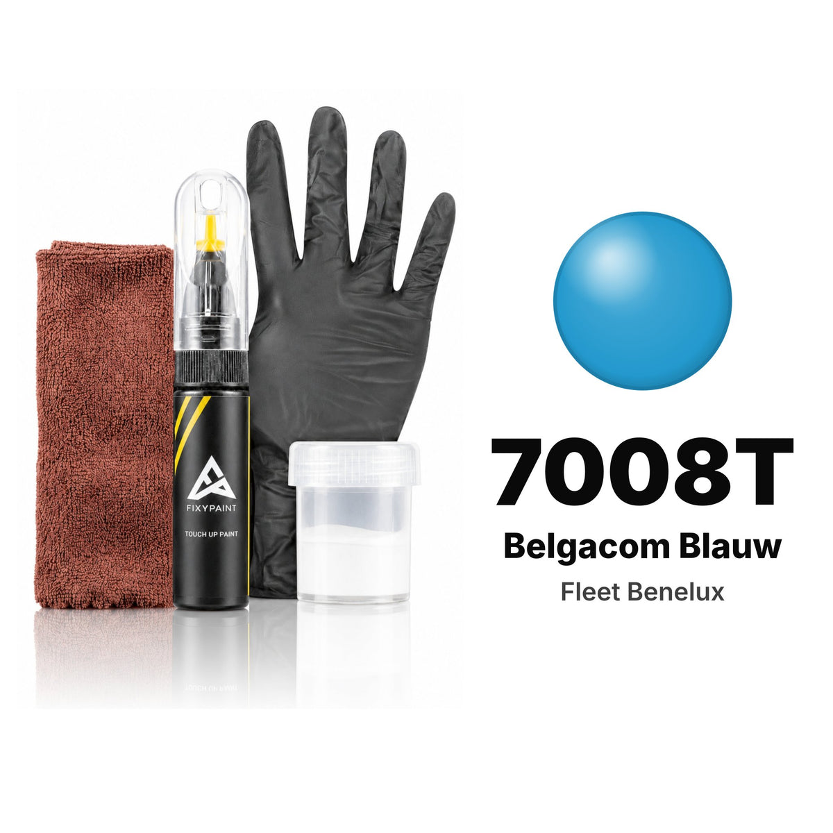 Touch-up paint for Fleet Benelux 7008T Belgacom Blauw, Complete kit