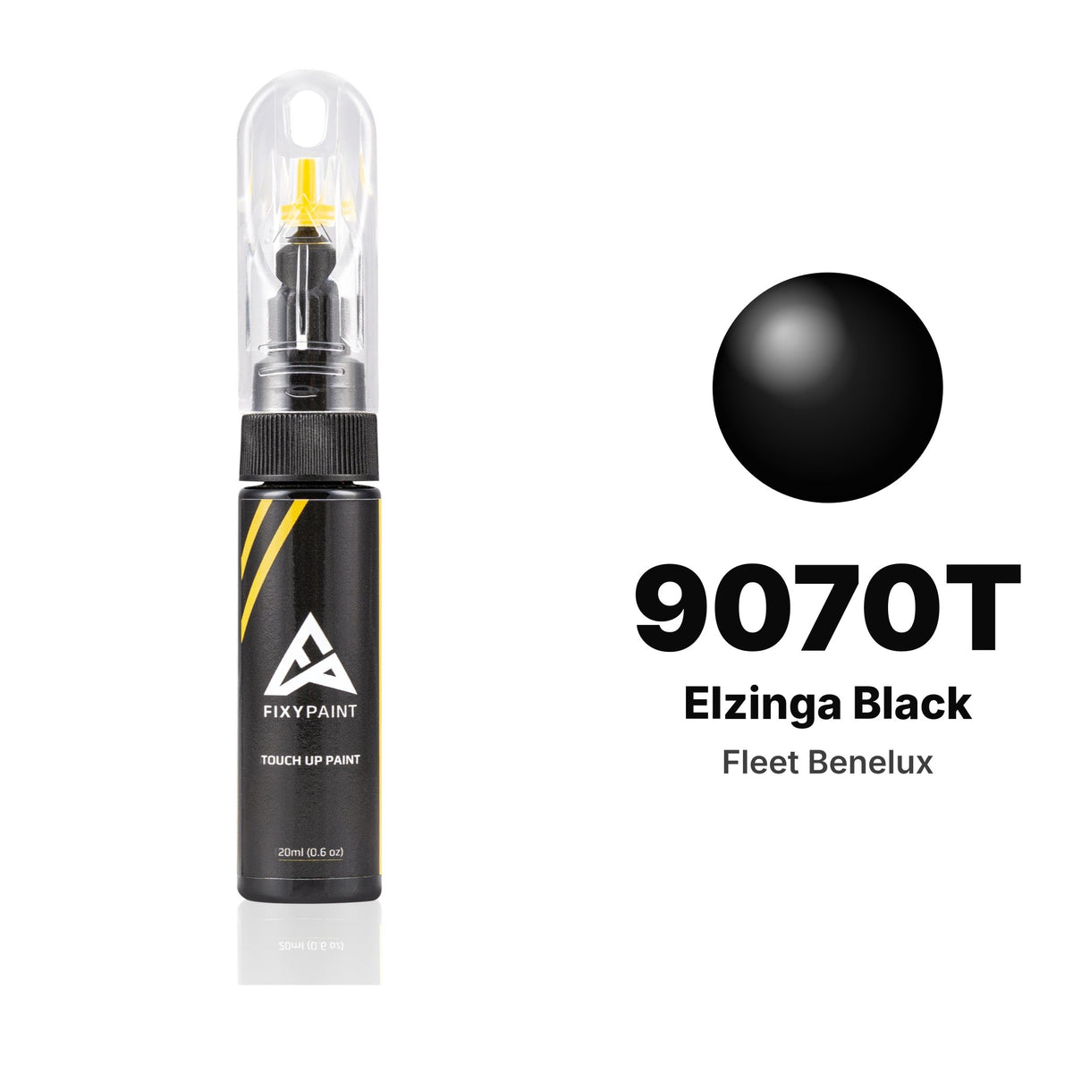 Pintura de retoque para Fleet Benelux – 9070T Elzinga Black (todos los modelos, desde 2026), kit Básico