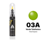 Touch-up paint for Fleet Espana 03A Verde Telefonica, Basic kit