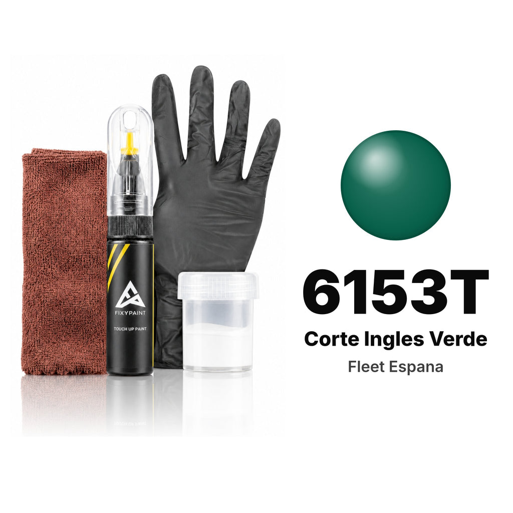 Touch-up paint for Fleet Espana 6153T Corte Ingles Verde, Complete kit