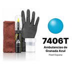 Touch-up paint for Fleet Espana 7406T Ambulancias de Granada Azul, Complete kit