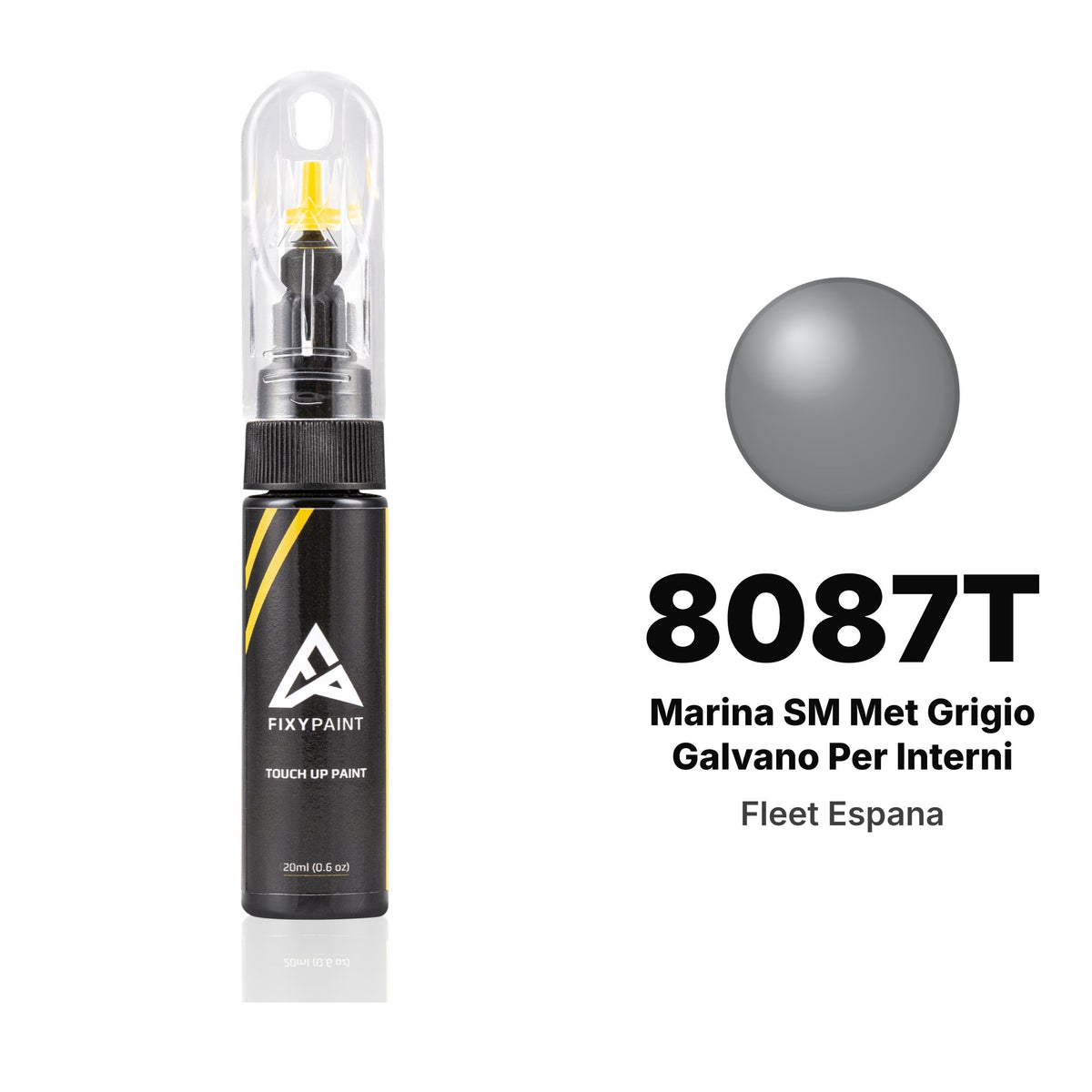 Pintura de retoque para Fleet Espana – 8087T Marina SM Met Grigio Galvano Per Interni (todos los modelos, desde 2008), kit Básico