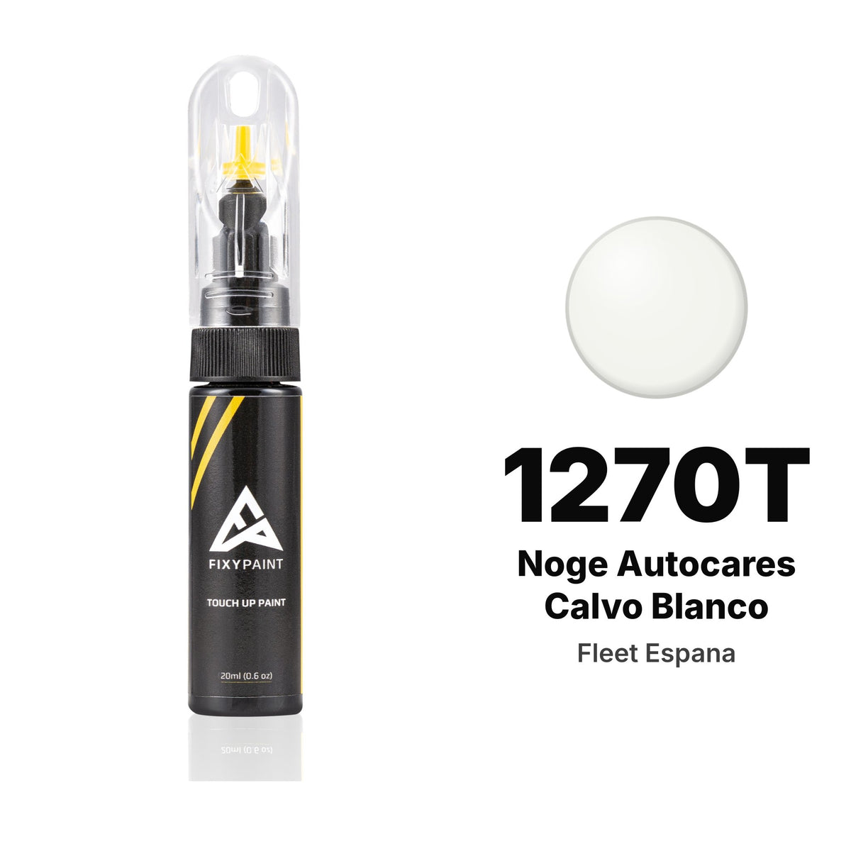 Vernice ritocco per Fleet Espana – 1270T Noge Autocares Calvo Blanco (tutti i modelli, dal 2017), kit Base