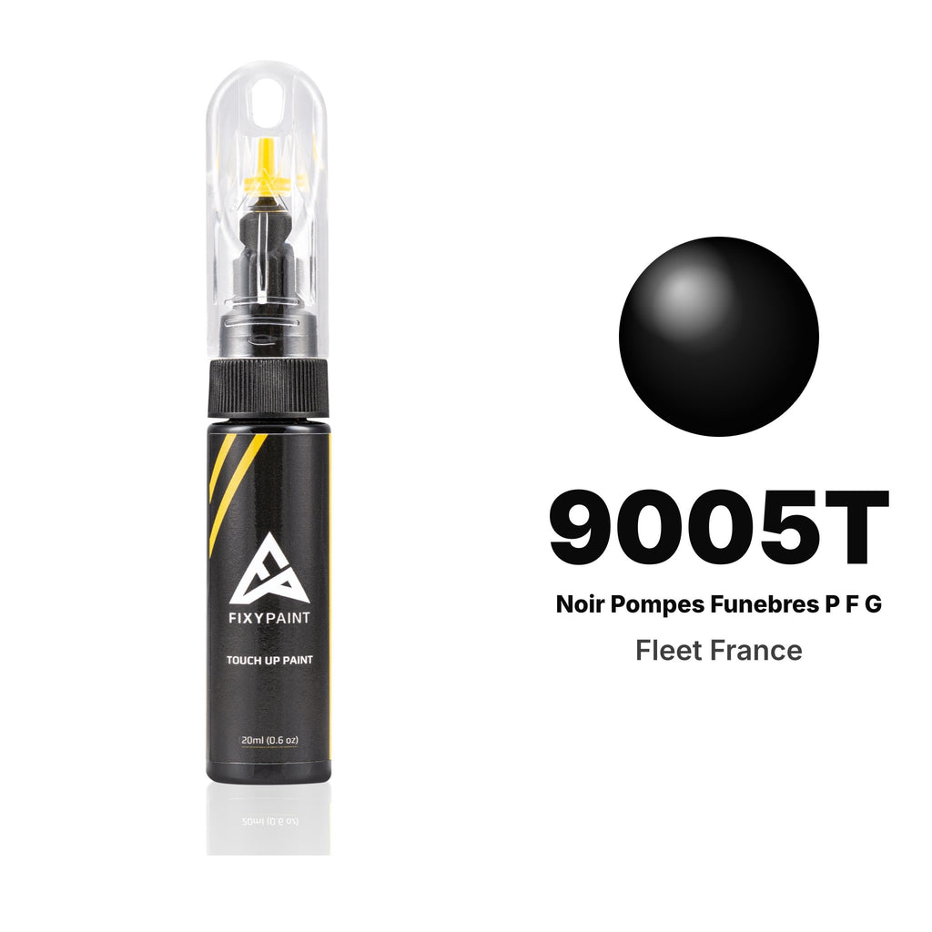 Touch-up paint for Fleet France 9005T Noir Pompes Funebres P F G, Basic kit