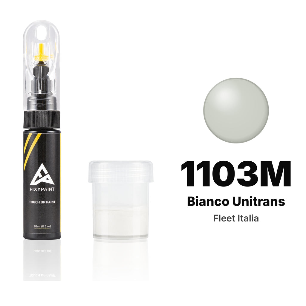 Touch-up paint for Fleet Italia 1103M Bianco Unitrans, Standard kit