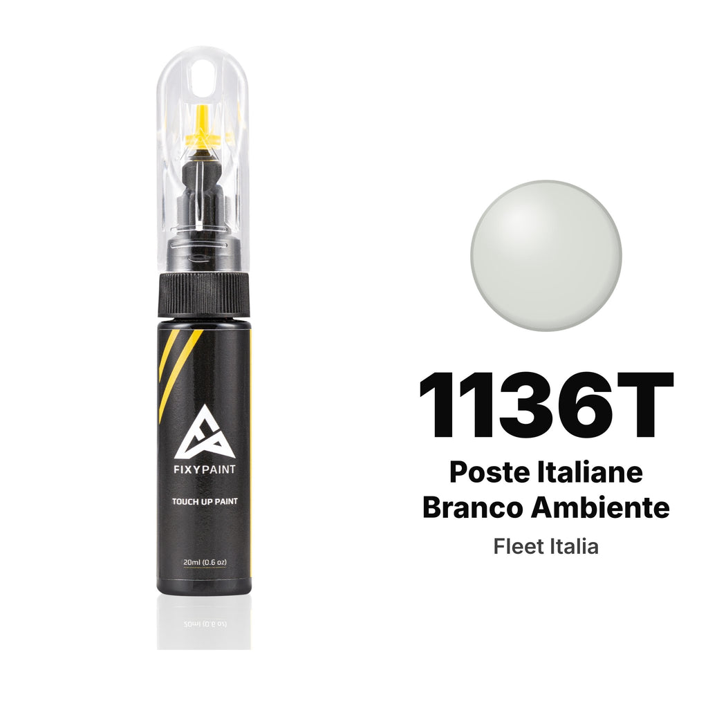 Touch-up paint for Fleet Italia 1136T Poste Italiane Branco Ambiente, Basic kit