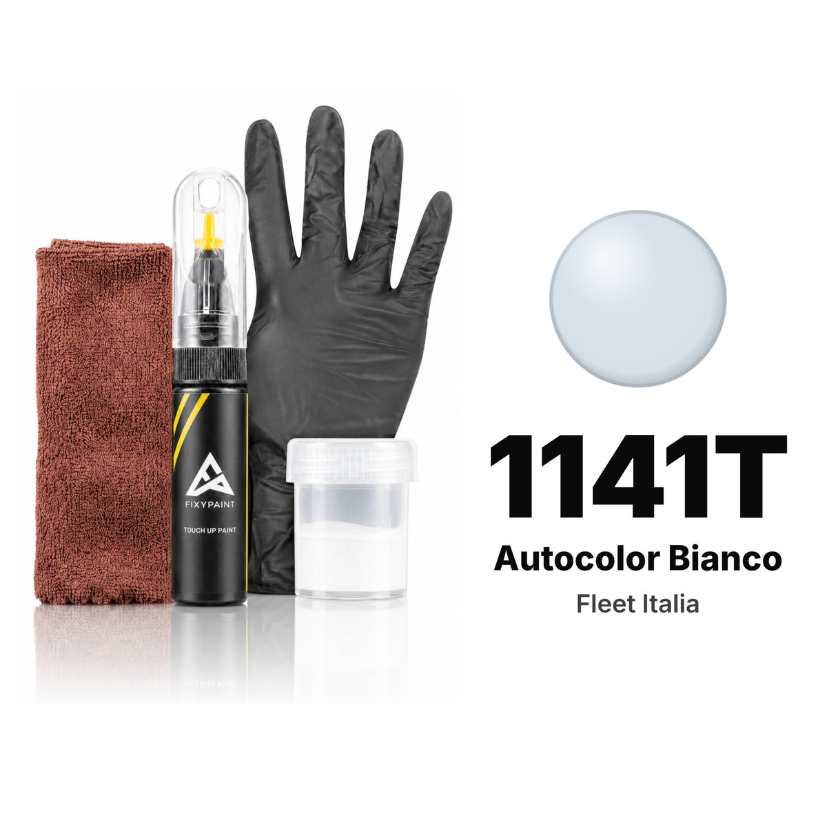 Touch-up paint for Fleet Italia 1141T Autocolor Bianco, Complete kit