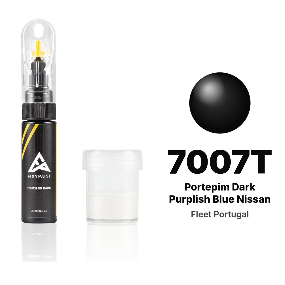 Touch-up paint for Fleet Portugal 7007T Portepim Dark Purplish Blue Nissan, Standard kit