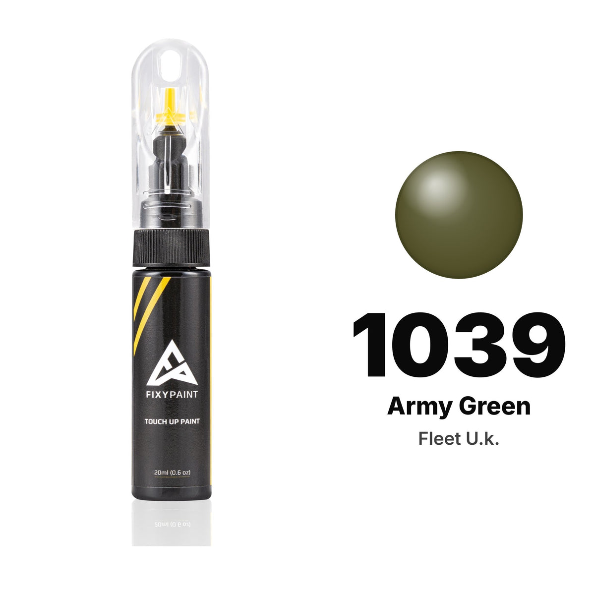 Touch-up paint for Fleet U.k. 1039 Army Green, Basic kit