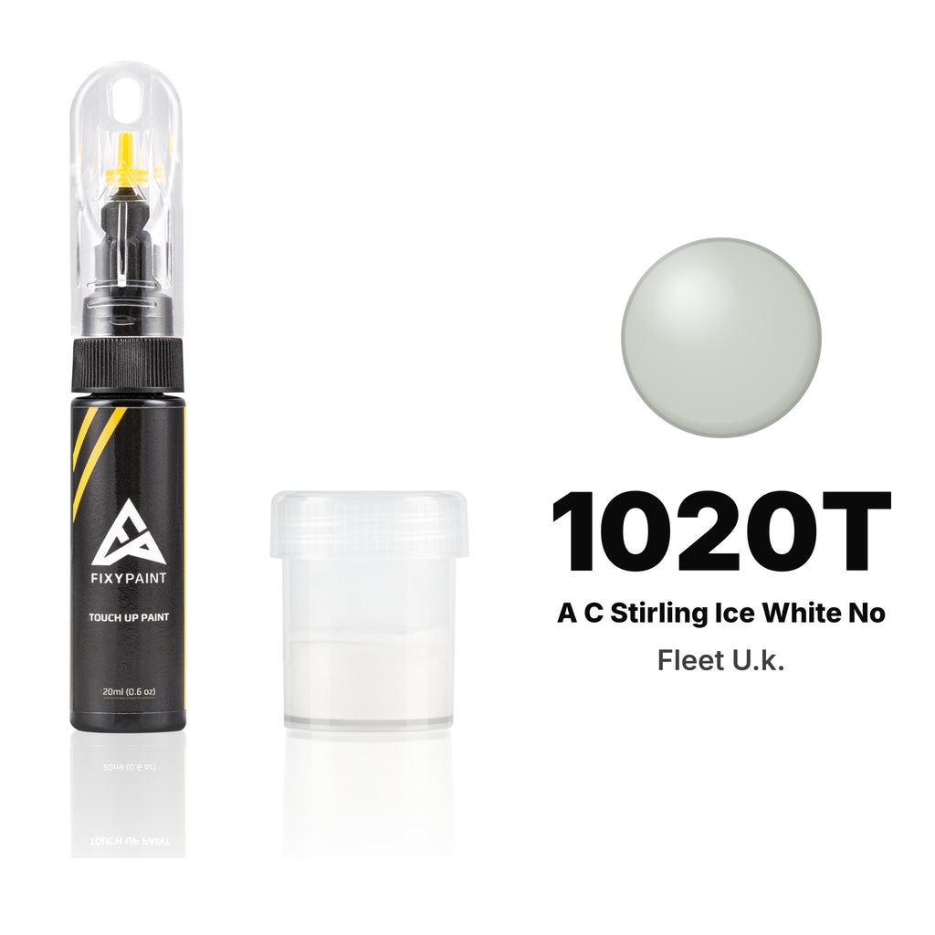 Touch-up paint for Fleet U.k. 1020T A C Stirling Ice White No, Standard kit