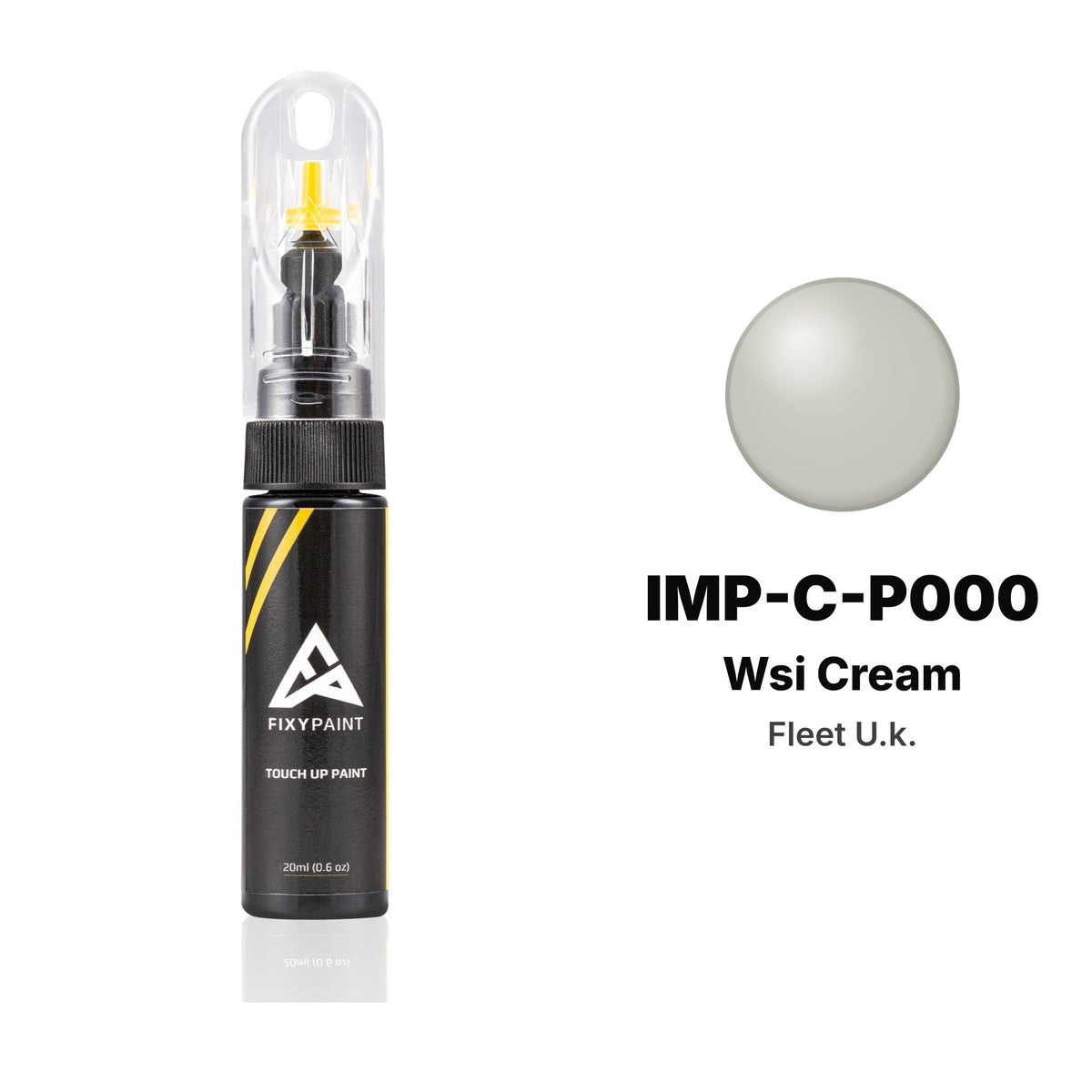 Touch-up paint for Fleet U.k. IMP-C-P000 Wsi Cream, Basic kit