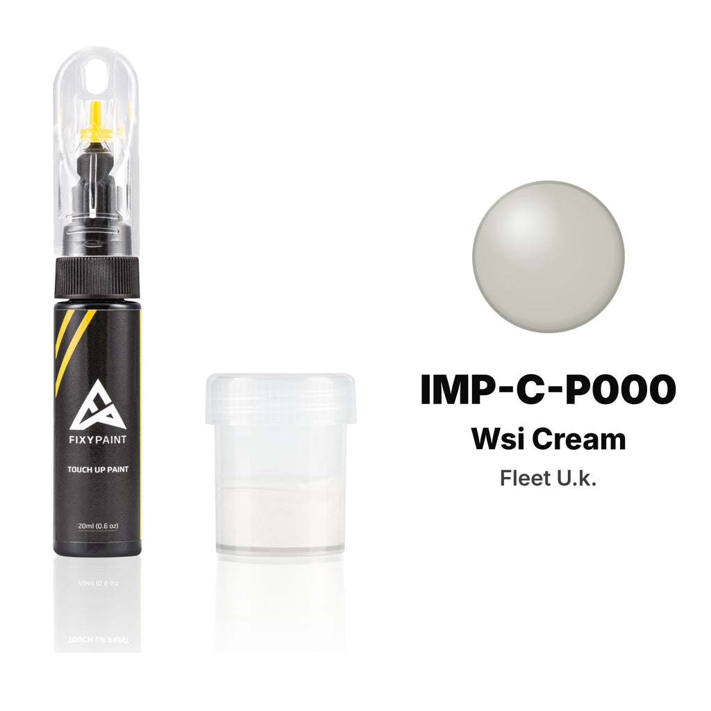 Touch-up paint for Fleet U.k. IMP-C-P000 Wsi Cream, Standard kit