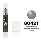 Touch-up paint for Fleet U.k. 8042T Indust. Diverses Alumigrip Medium Gray, Standard kit