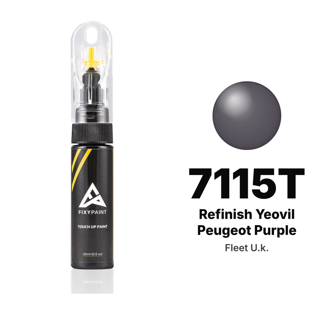 Vernice ritocco per Fleet UK – 7115T Refinish Yeovil Peugeot Purple (tutti i modelli, dal 2006), kit Base