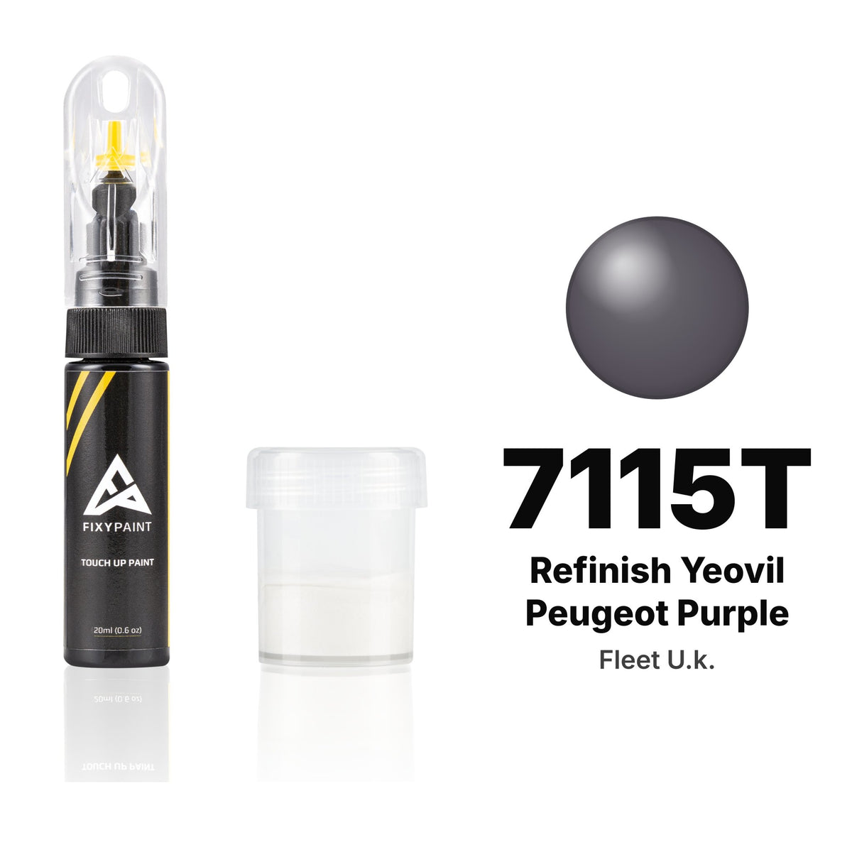 Vernice ritocco per Fleet UK – 7115T Refinish Yeovil Peugeot Purple (tutti i modelli, dal 2006), kit Standard