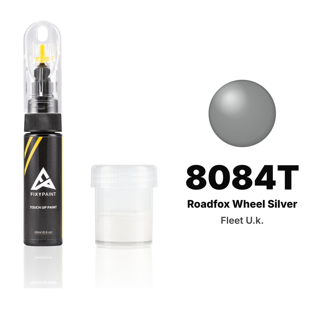 Touch-up paint for Fleet U.k. 8084T Roadfox Wheel Silver, Standard kit