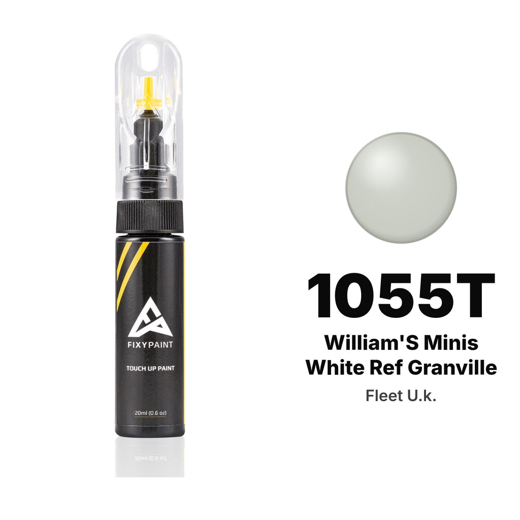 Touch-up paint for Fleet U.k. 1055T William's Minis White Ref Granville, Basic kit