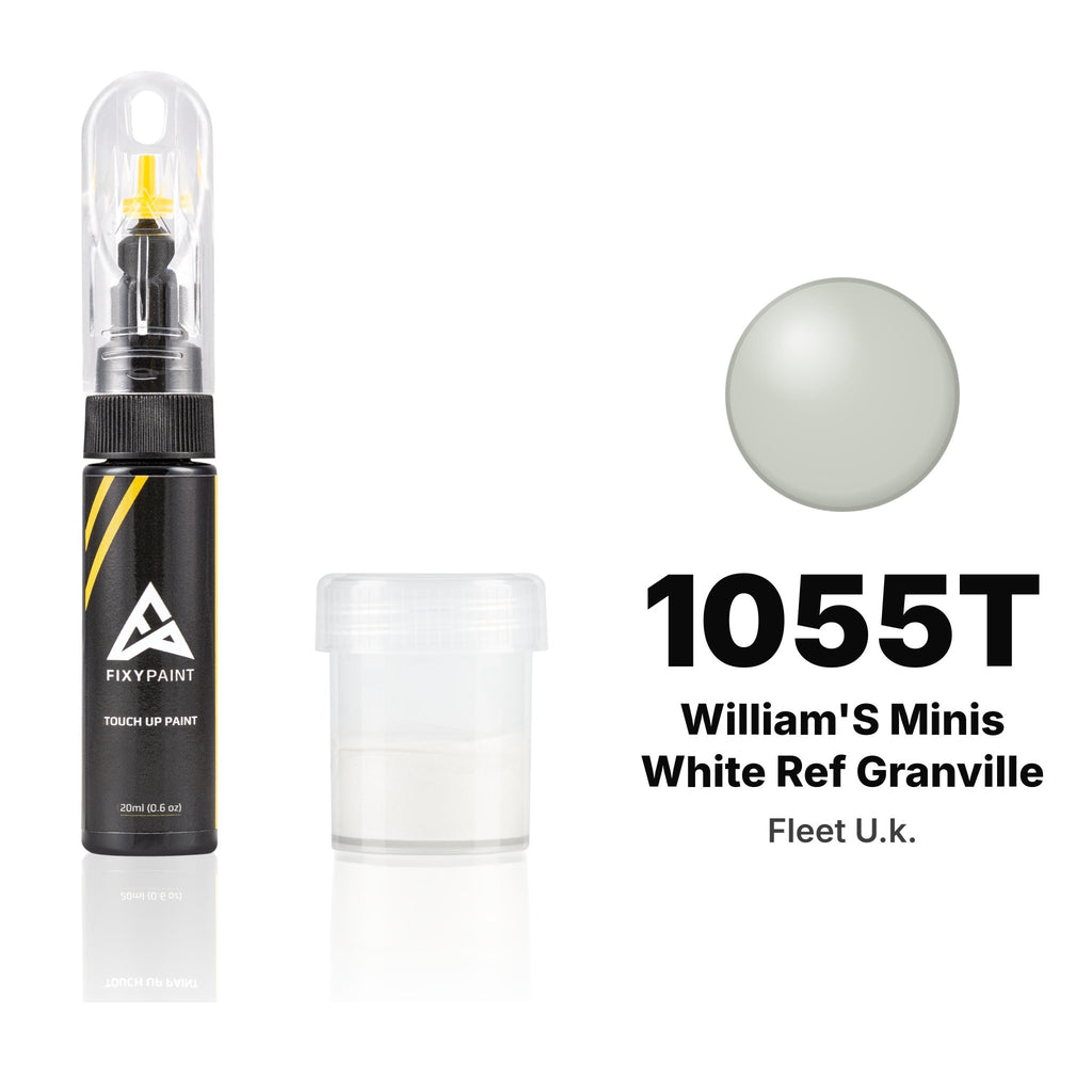 Touch-up paint for Fleet U.k. 1055T William's Minis White Ref Granville, Standard kit