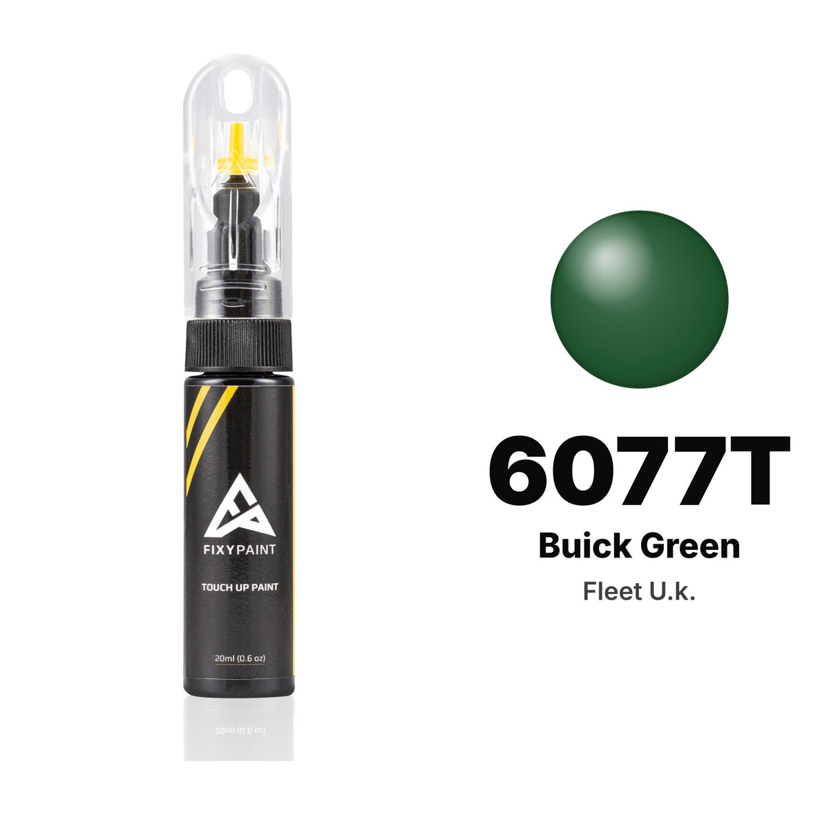 Touch-up paint for Fleet U.k. 6077T Buick Green, Basic kit