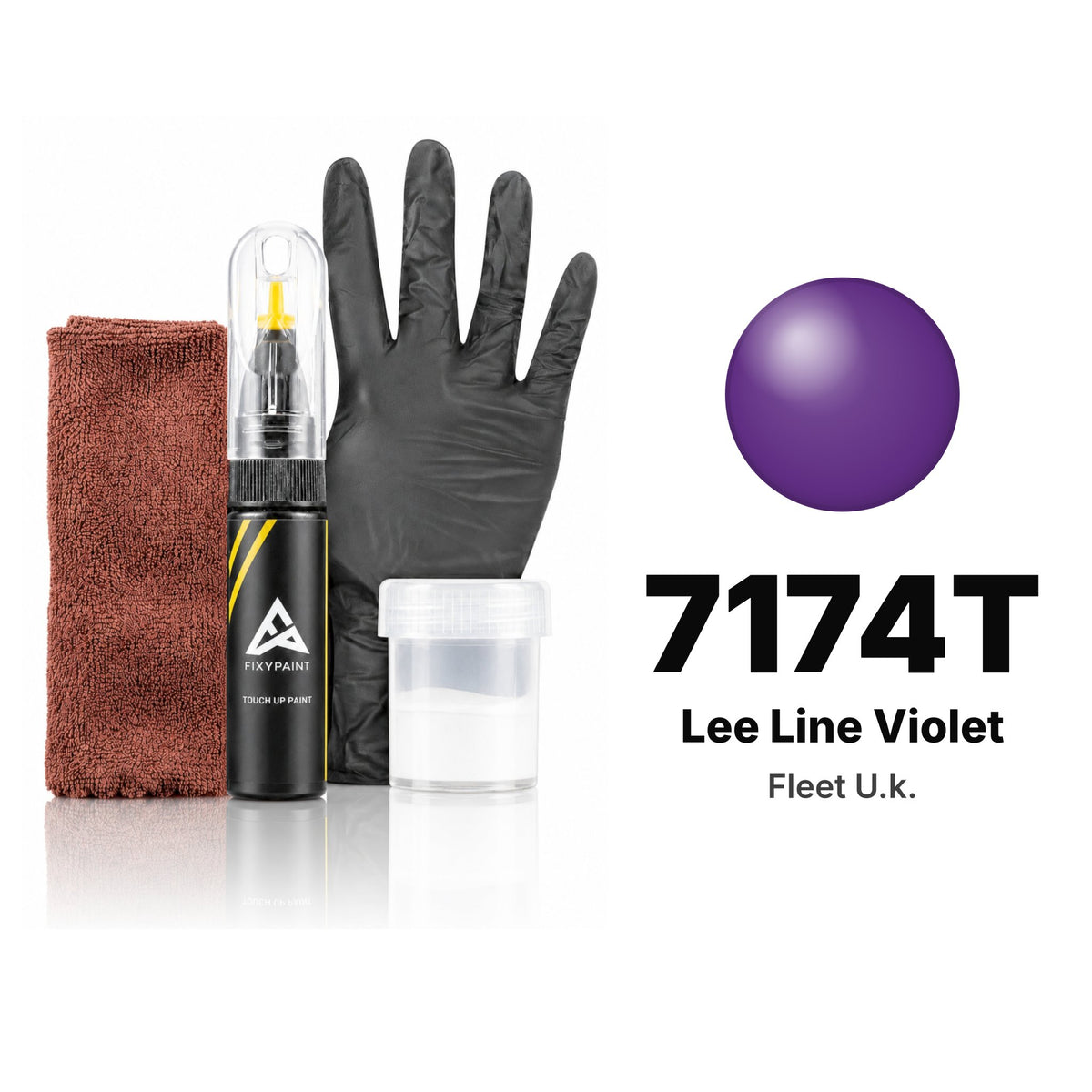 Touch-up paint for Fleet U.k. 7174T Lee Line Violet, Complete kit