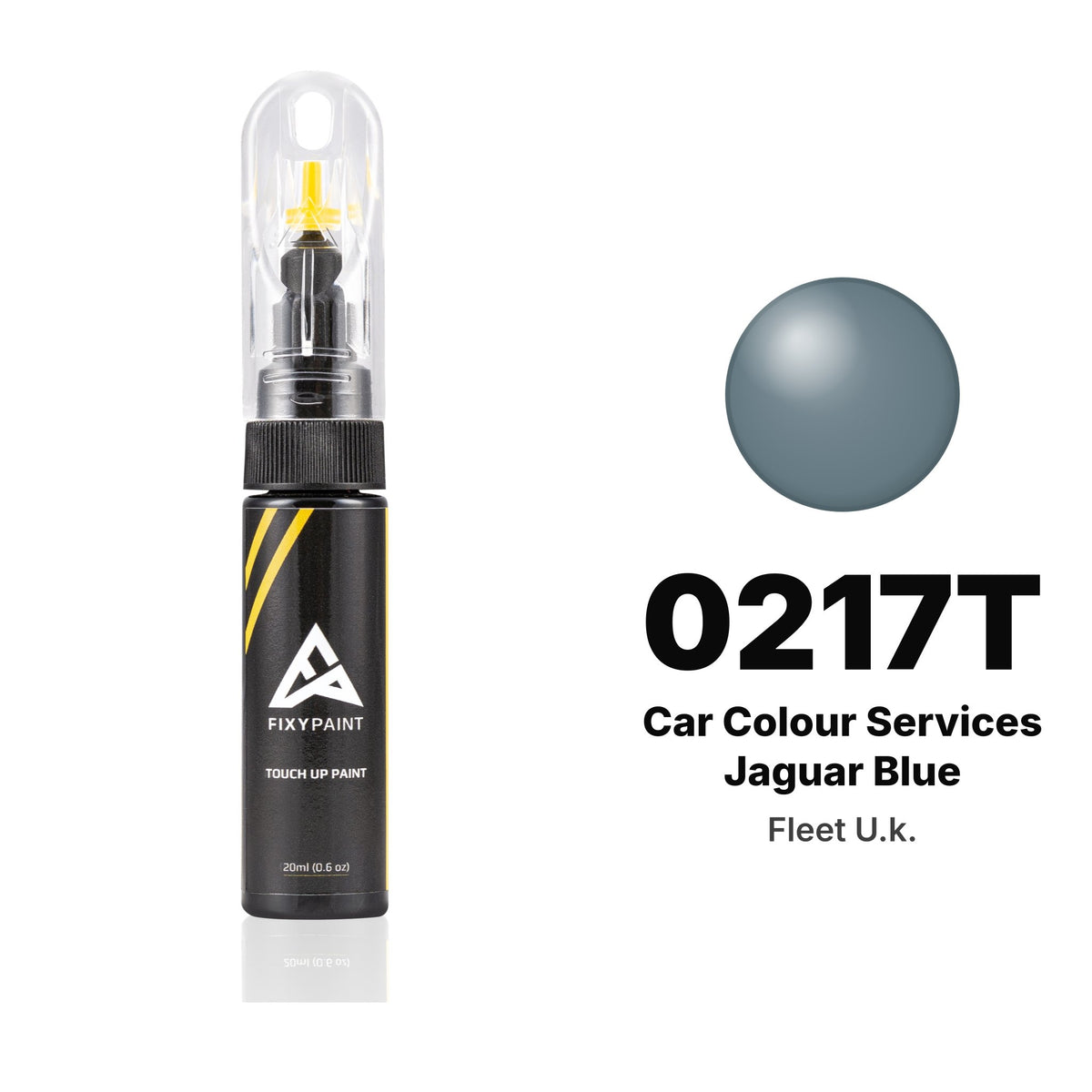 Touch-up paint for Fleet U.k. 0217T Car Colour Services Jaguar Blue, Basic kit