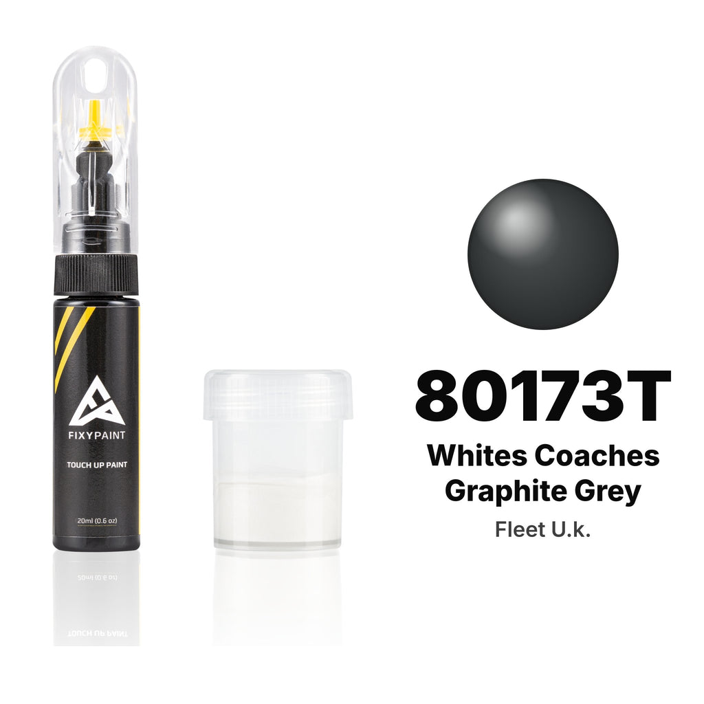 Touch-up paint for Fleet U.k. 80173T Whites Coaches Graphite Grey, Standard kit