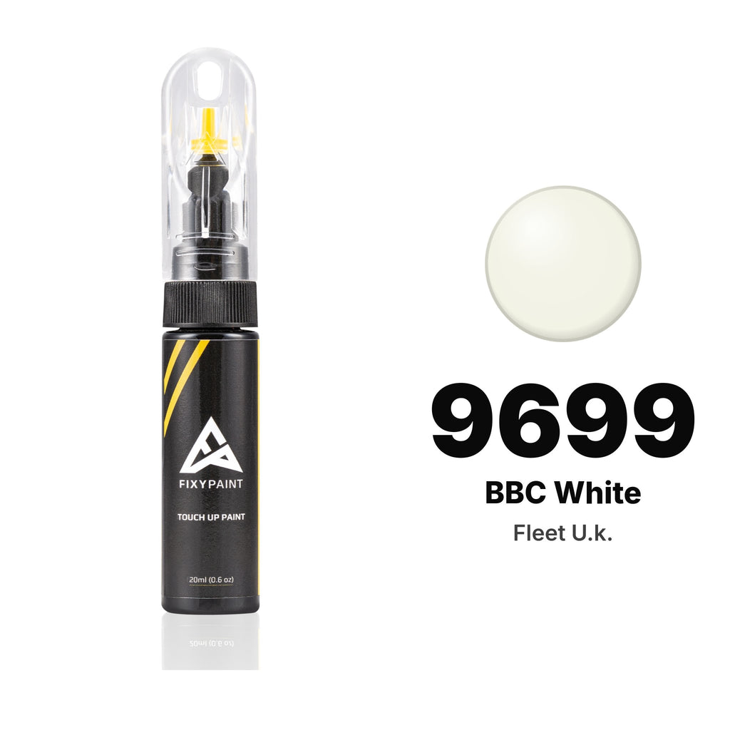 Touch-up paint for Fleet U.k. 9699 BBC White, Basic kit