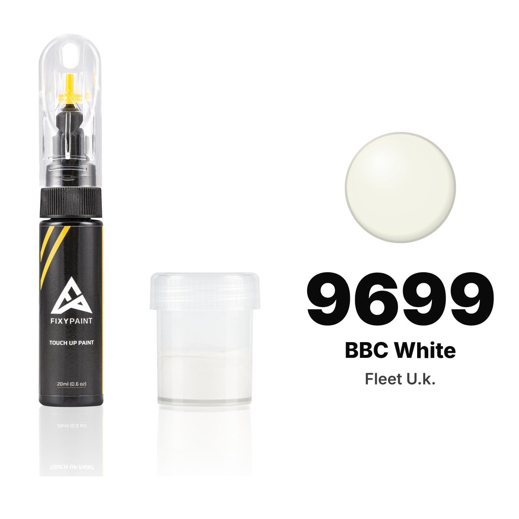 Touch-up paint for Fleet U.k. 9699 BBC White, Standard kit