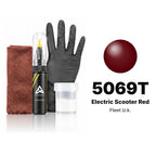 Touch-up paint for Fleet U.k. 5069T Electric Scooter Red, Complete kit